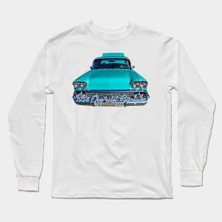 1958 Chevrolet Biscayne 2 Door Sedan Long Sleeve T-Shirt